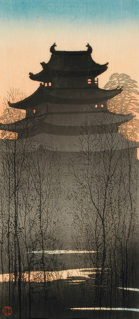 Nagoya Castle by Takahashi Hiroaki