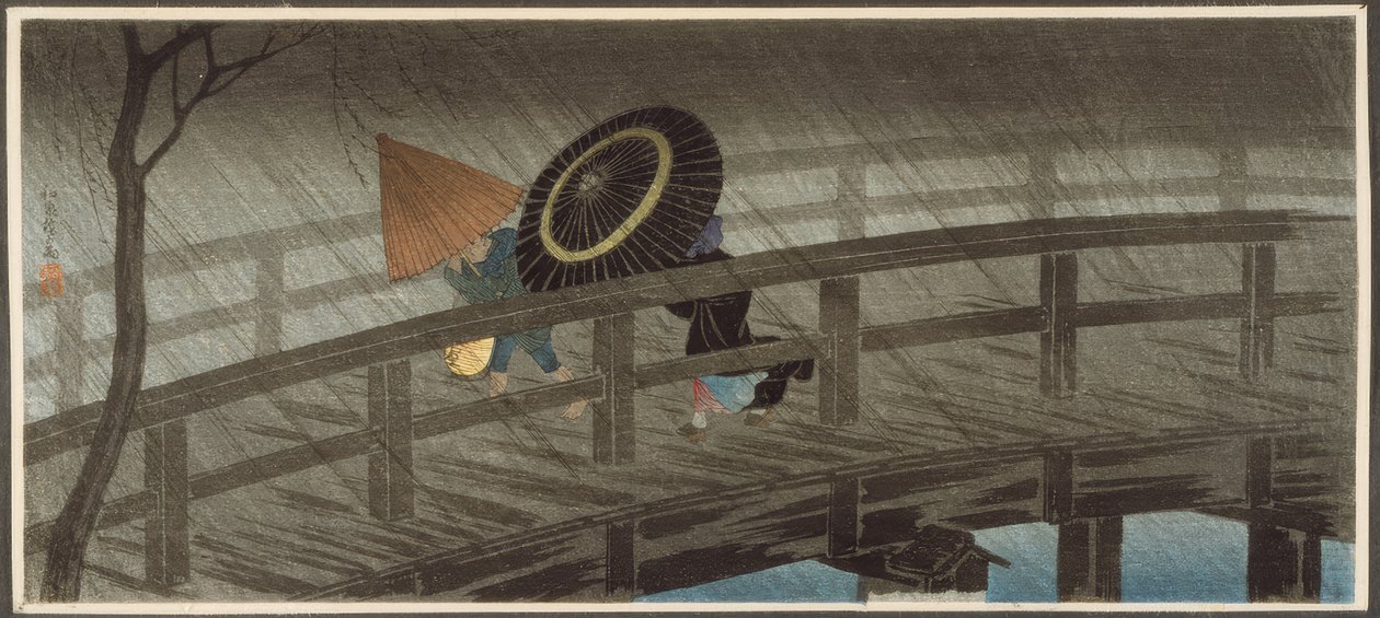 Rain on the Izumi Bridge by Takahashi Hiroaki