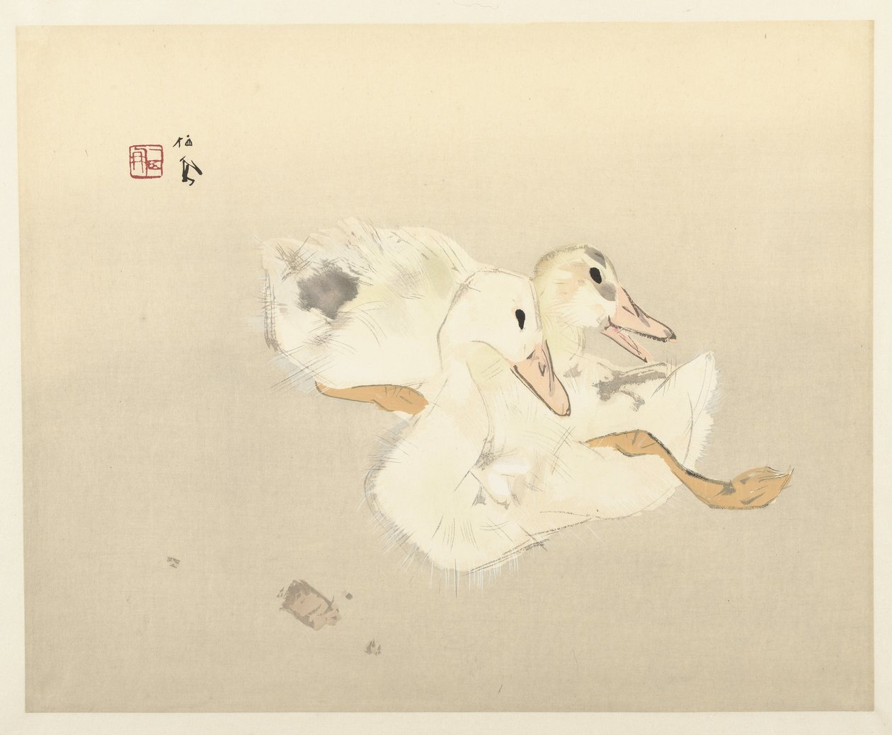 Young Ducks by Takeuchi Seiho