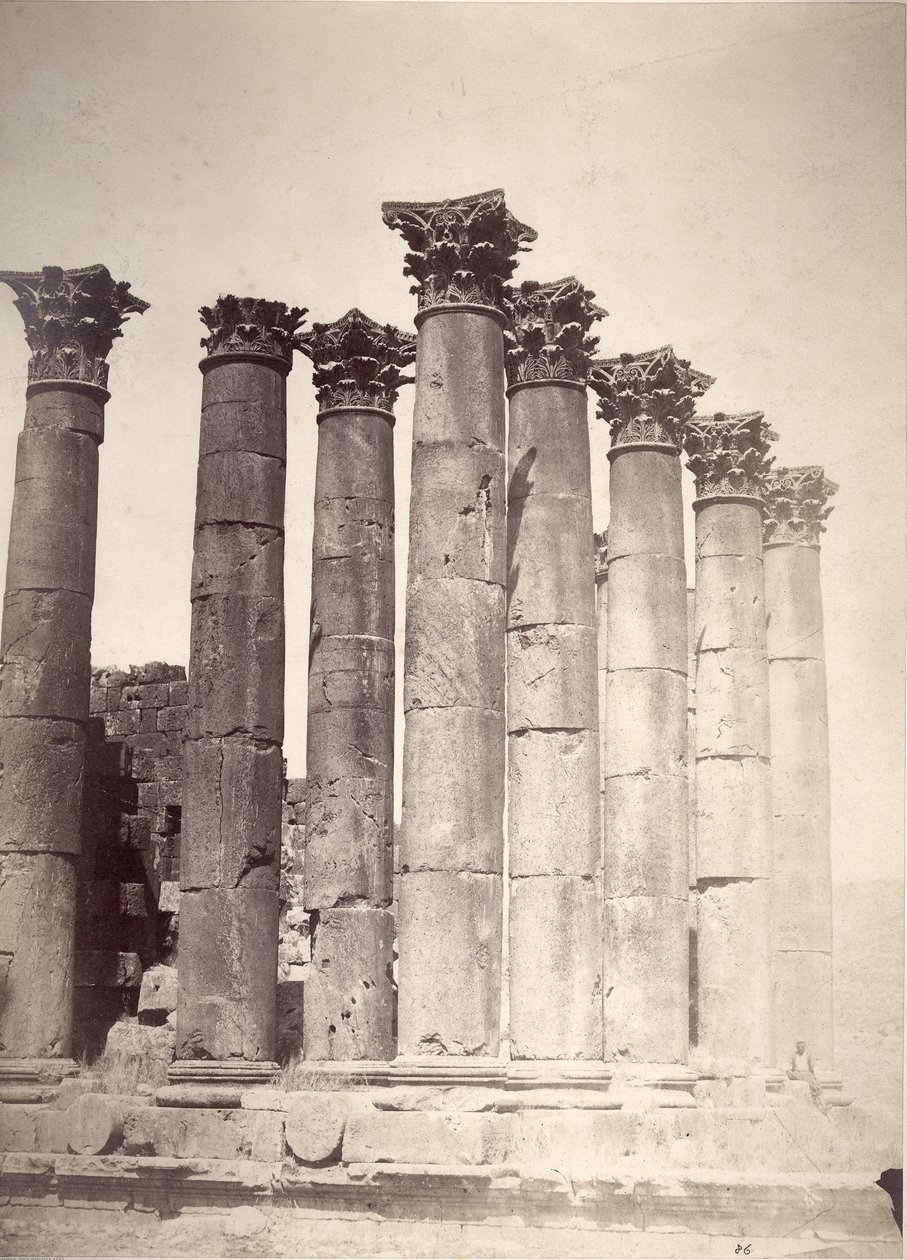 Temple of the Sun, Jerash by Tancrede Dumas