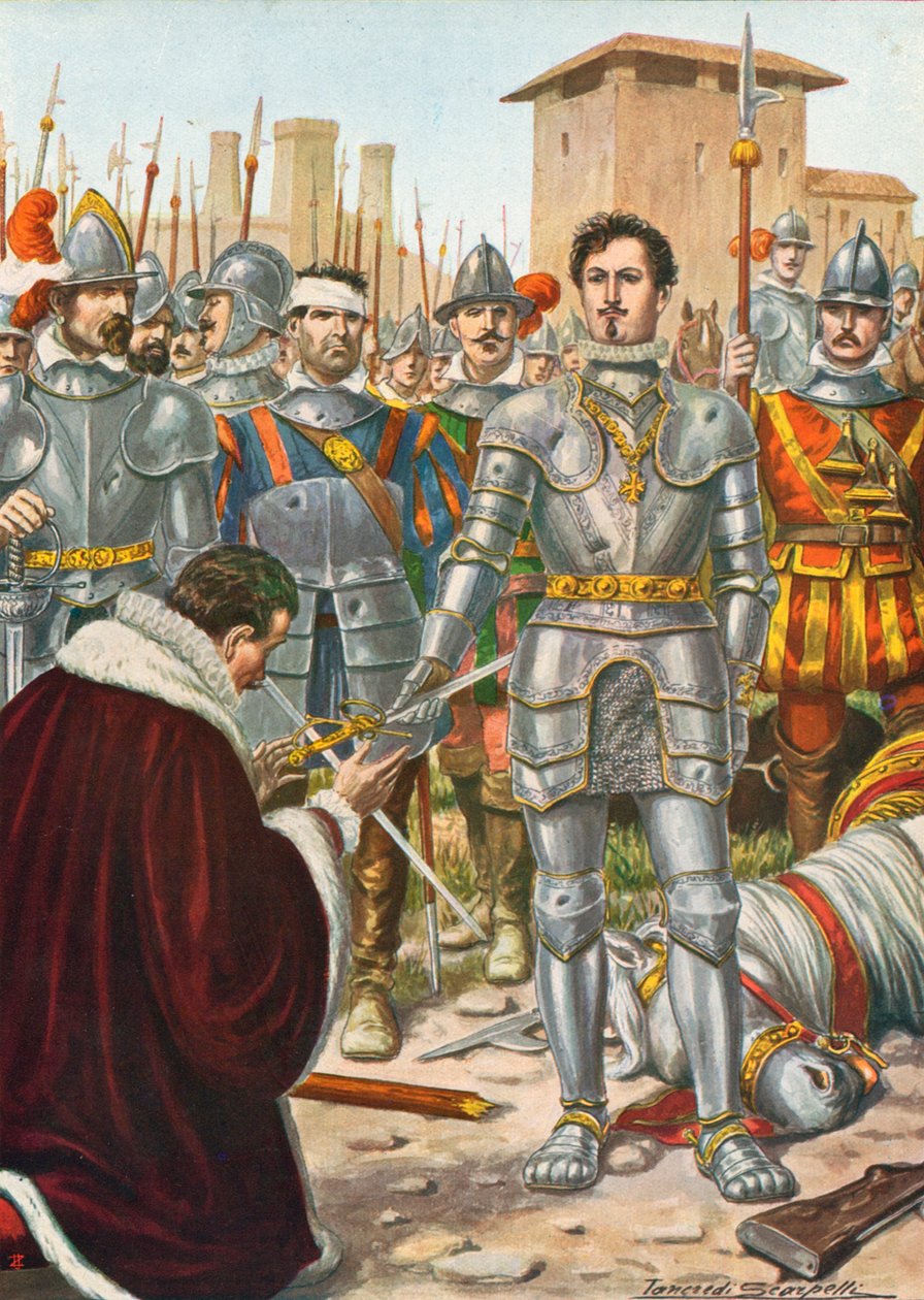 Francis I of France Captured at the Battle of Pavia in 1525 by Tancredi Scarpelli