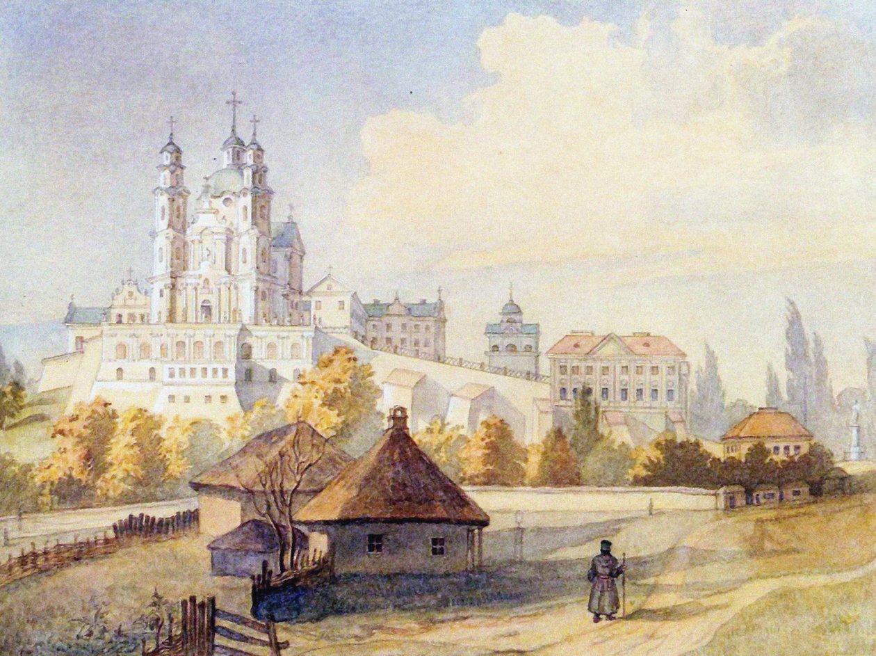 Holy Dormition Pochayiv Lavra by Taras Grigoryevich Shevchenko