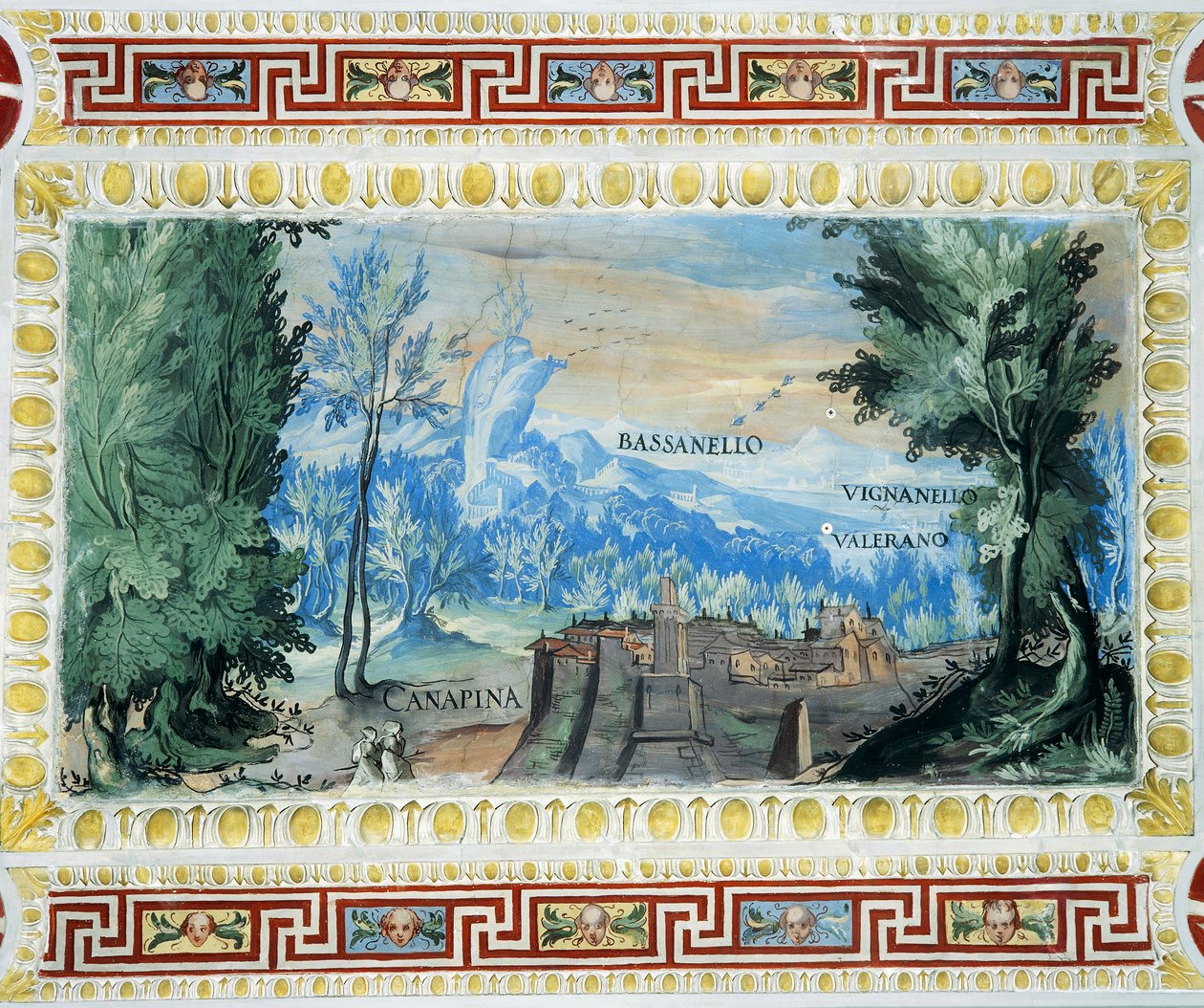 View of Canepina by Tarquinio Ligustri