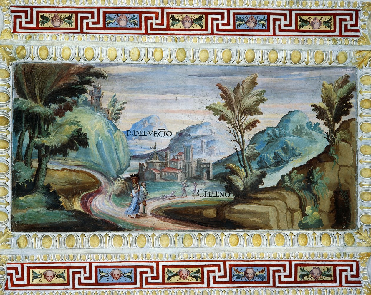 View of Celleno by Tarquinio Ligustri
