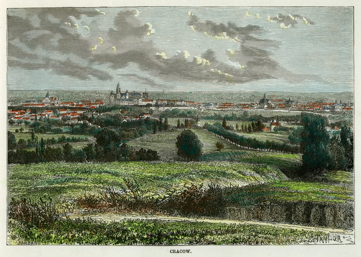 Cracow, Poland, c1880 by Taylor