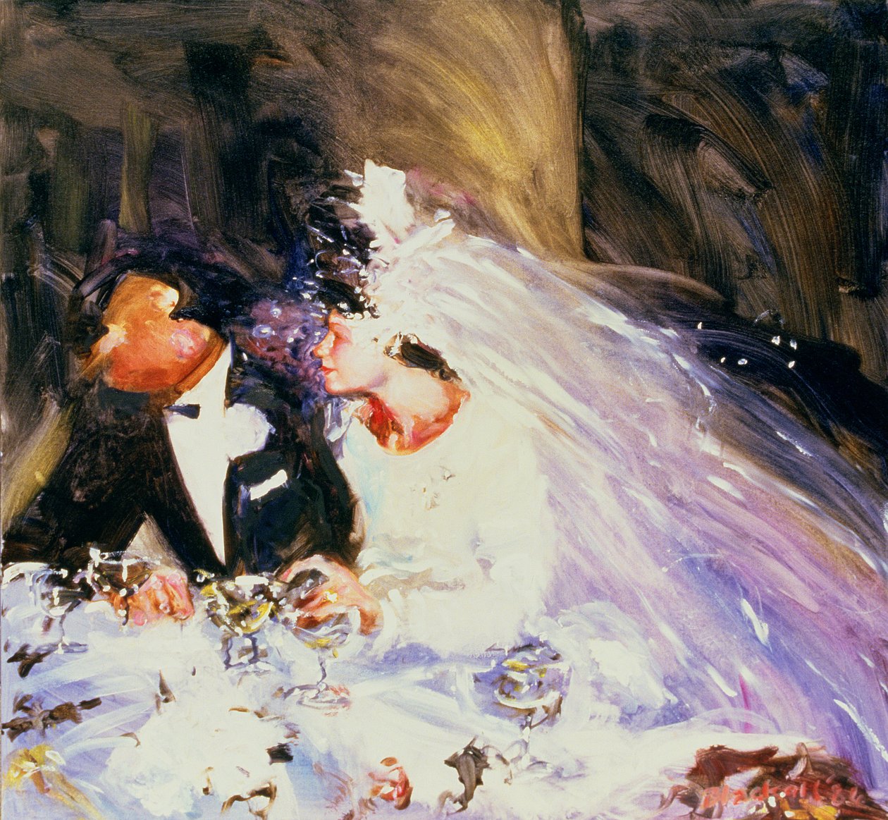 The Bride and Groom by Ted Blackall
