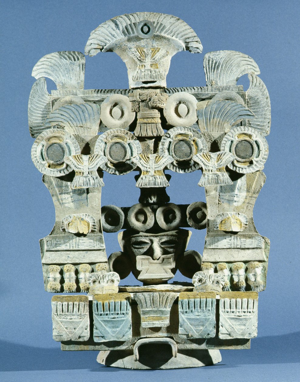 Lid of an Incense Brazier by Teotihuacan