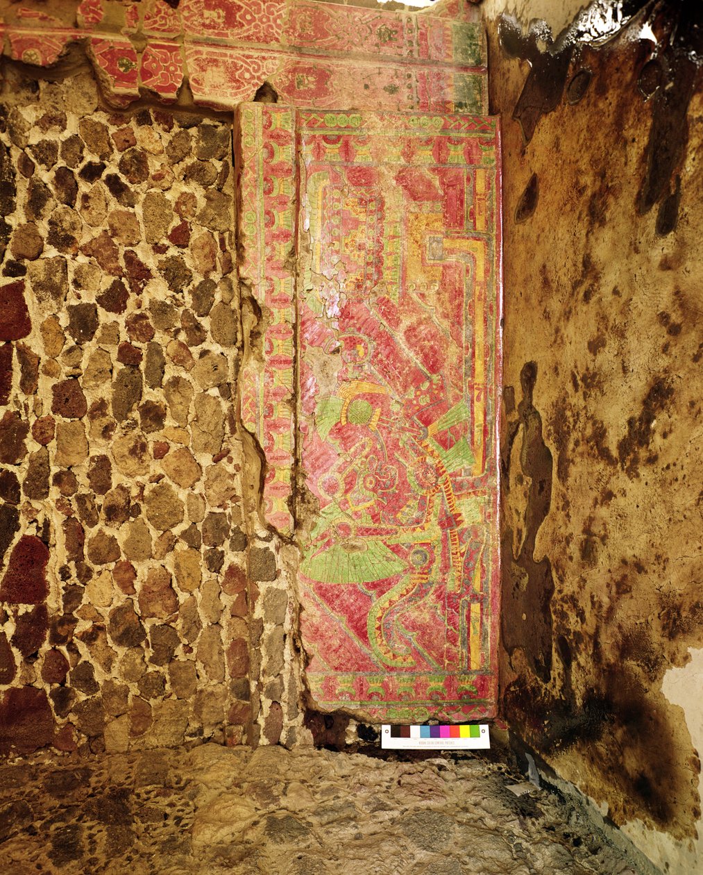 Mural of Feathered Serpent by Teotihuacan