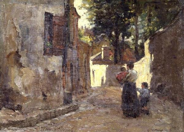 A Side Street, Honfleur by Terrick Williams