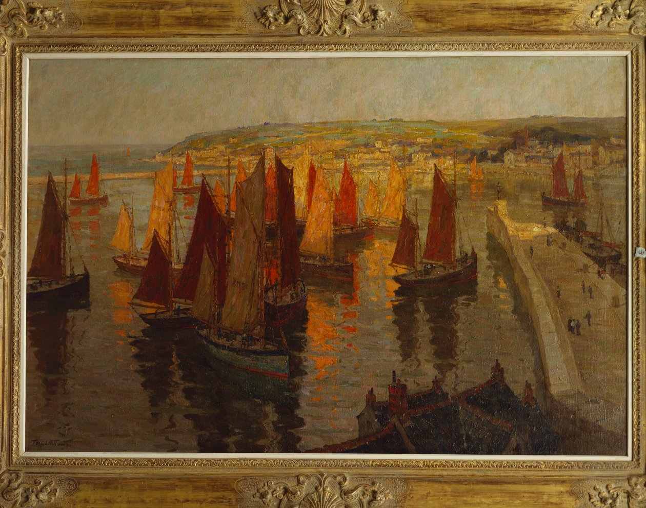 Red and Gold, Brixham by Terrick Williams