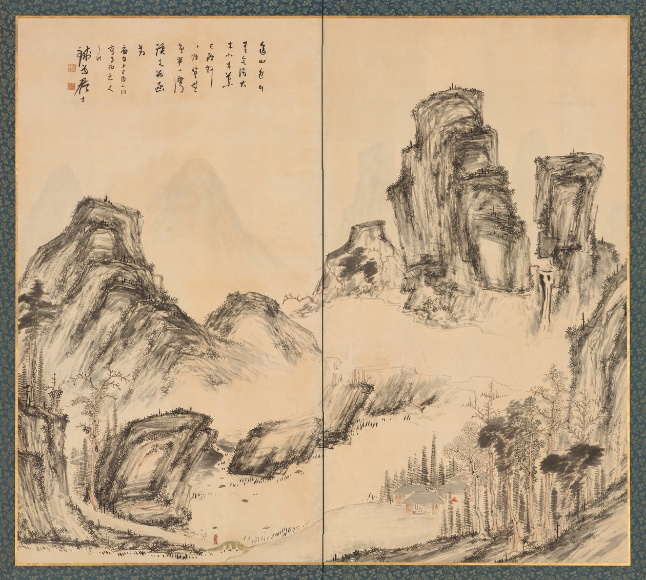 Landscape by Tessai Tomioka