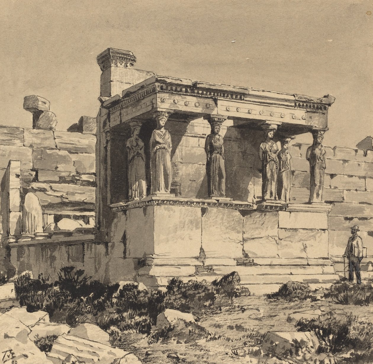 Erechtheion by Themistocles von Eckenbrecher