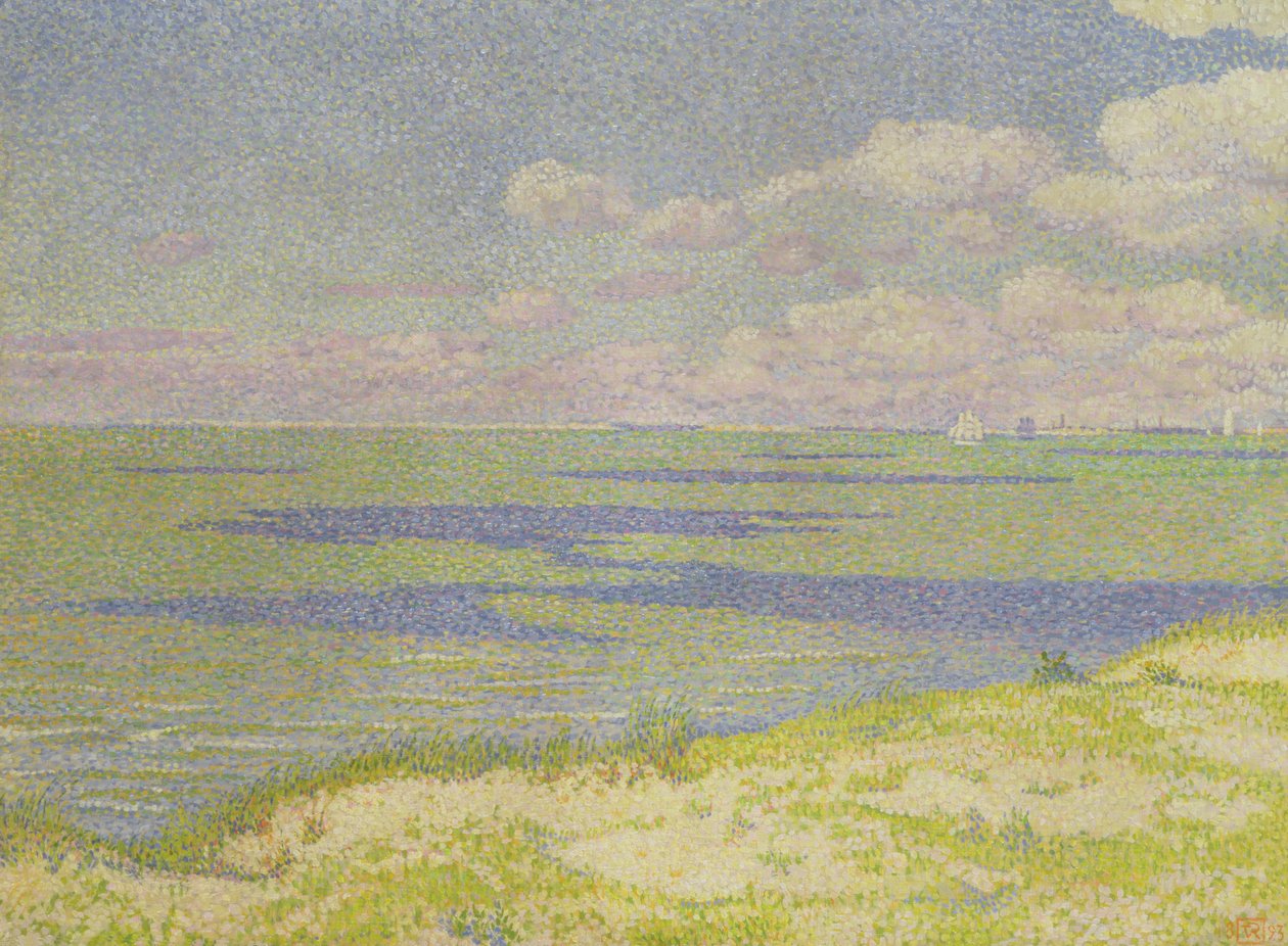 View of the River Scheldt by Théo van Rysselberghe