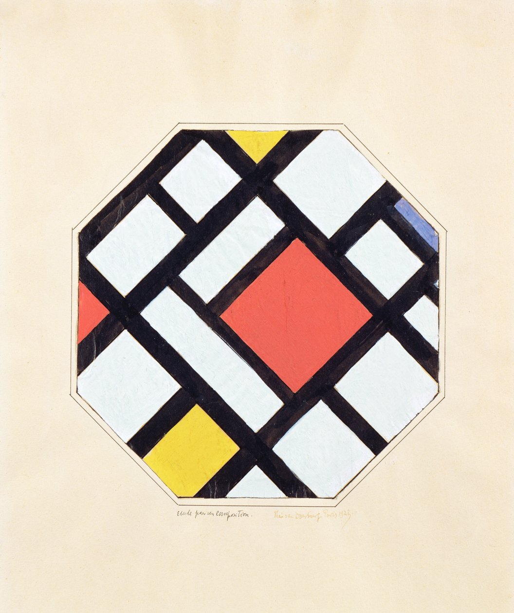Study for a Composition by Theo van Doesburg