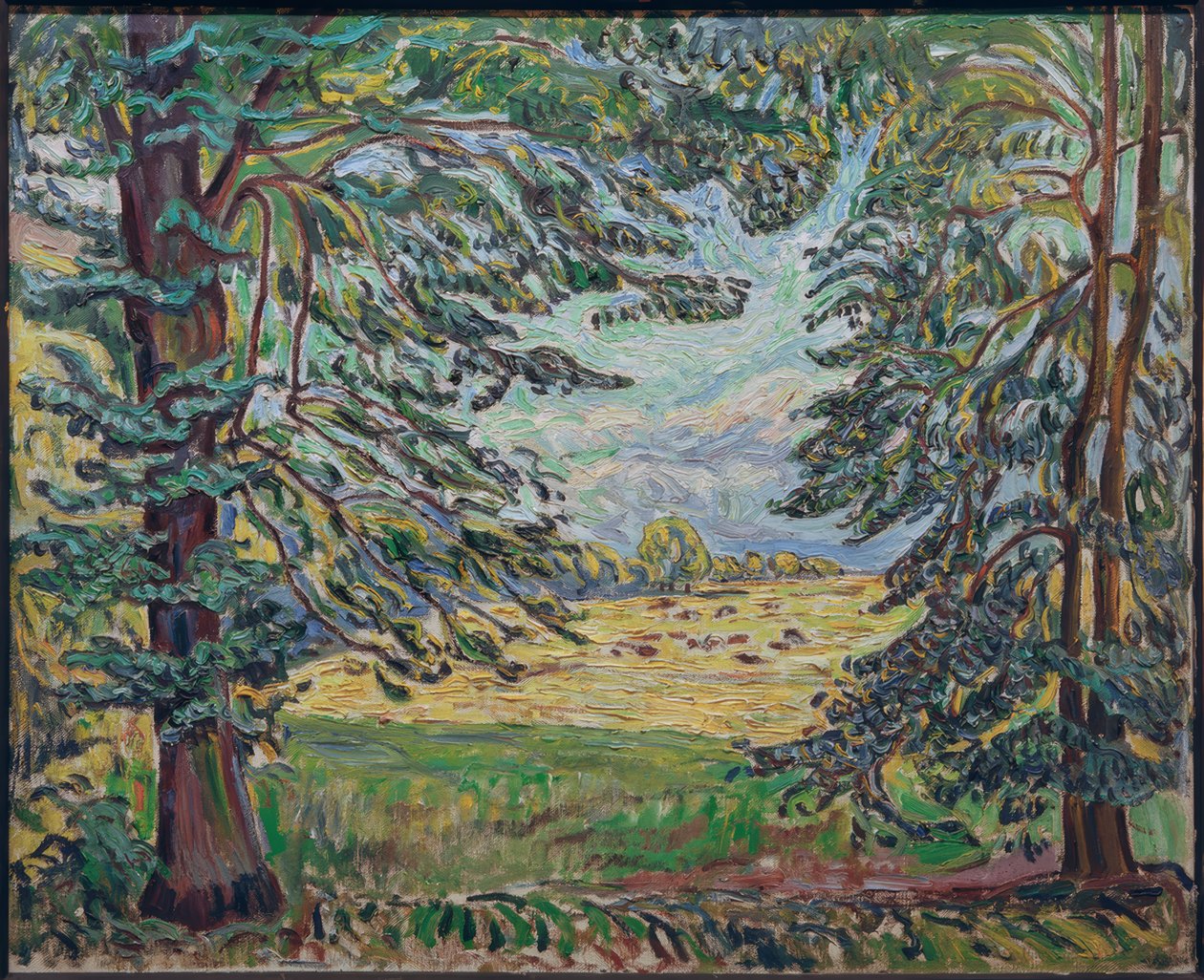 Grazing Cows by Theo von Brockhusen
