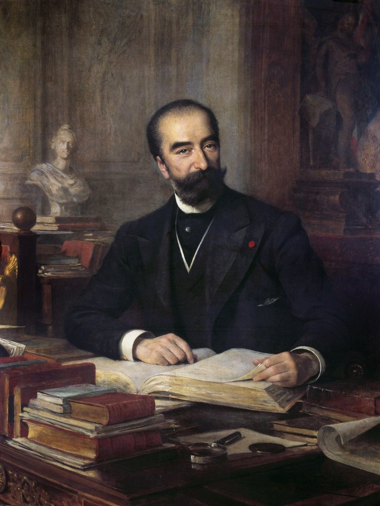 Portrait of French President Marie François Sadi Carnot (1837-1894) by Theobald Chartran