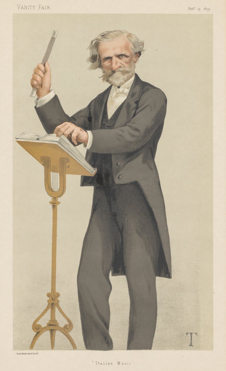 Vanity Fair: Italian Music, 1879 by Theobald Chartran
