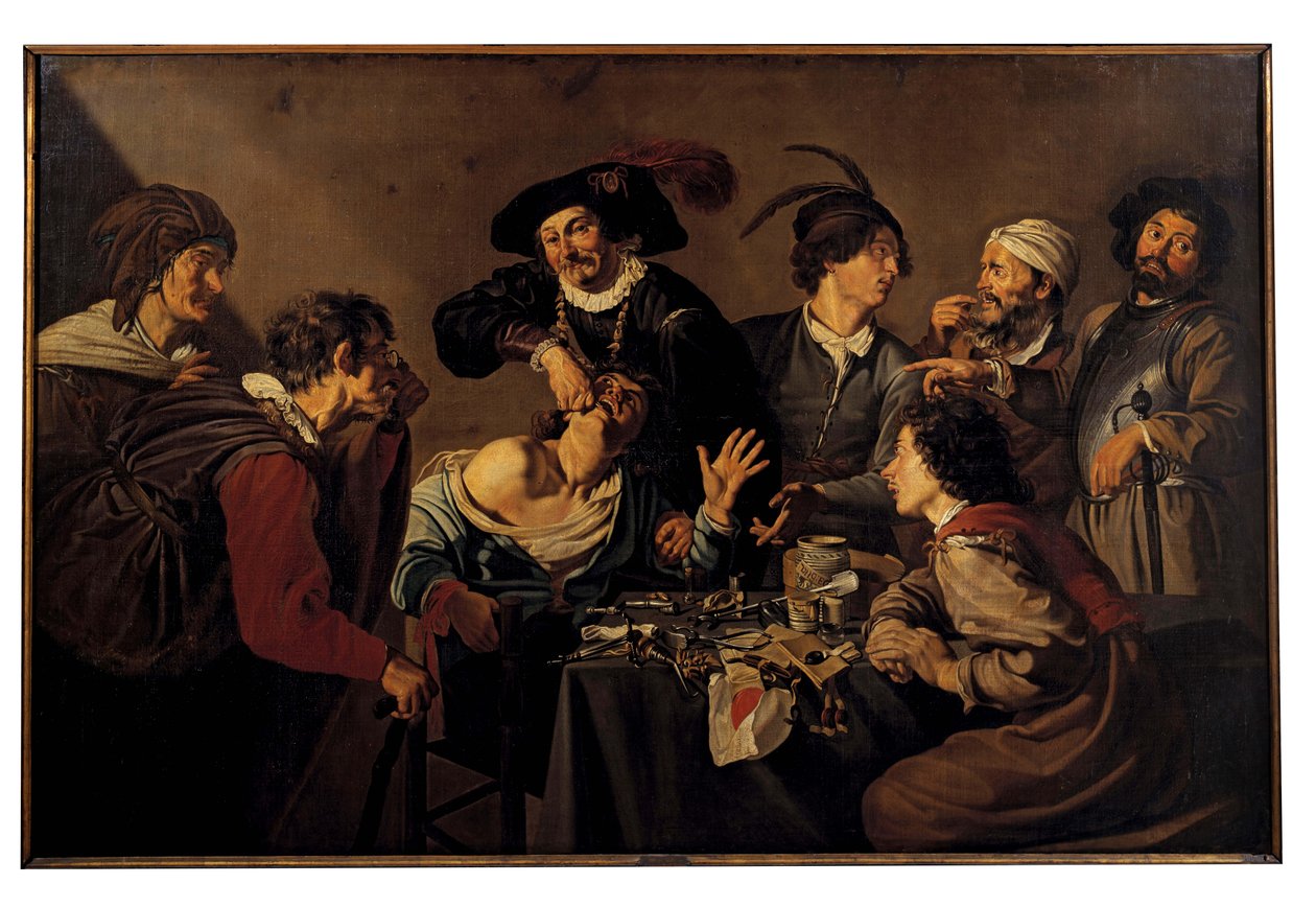The Tooth-Puller by Theodoor Rombouts