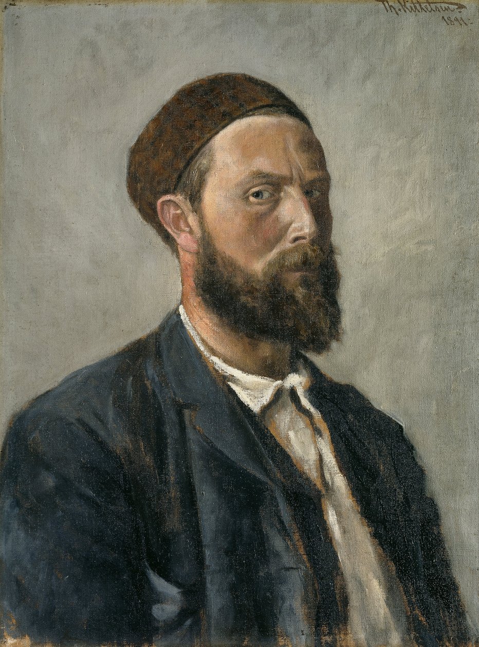 Self-Portrait by Theodor Kittelsen