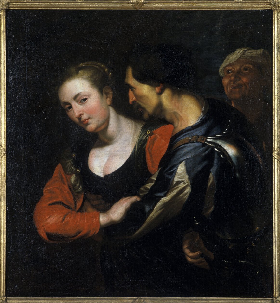 Landsknecht with a Woman by Theodor Rombouts