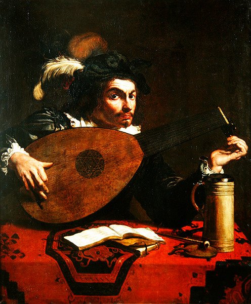 Lute Player by Theodor Rombouts