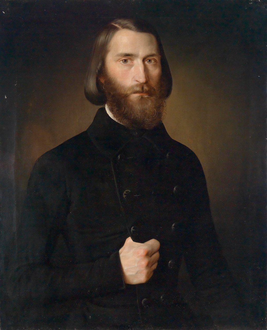 Portrait of Theologian Carl Scholl by Theodor Schultz