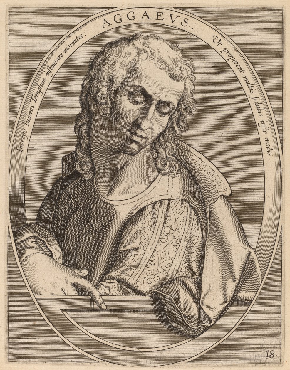 Aggaeus by Theodor Galle after Jan van der Straet