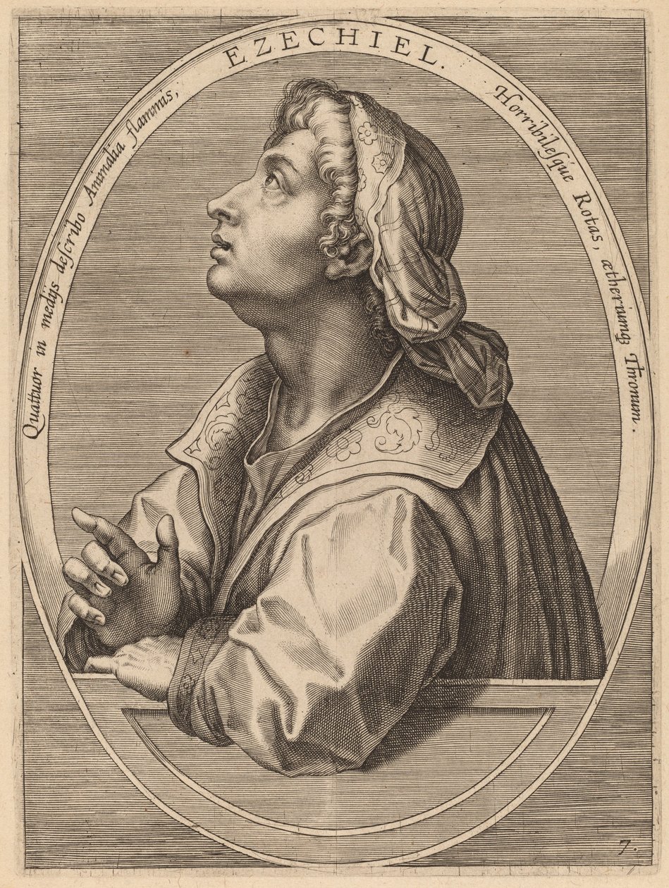 Ezekiel by Theodor Galle after Jan van der Straet