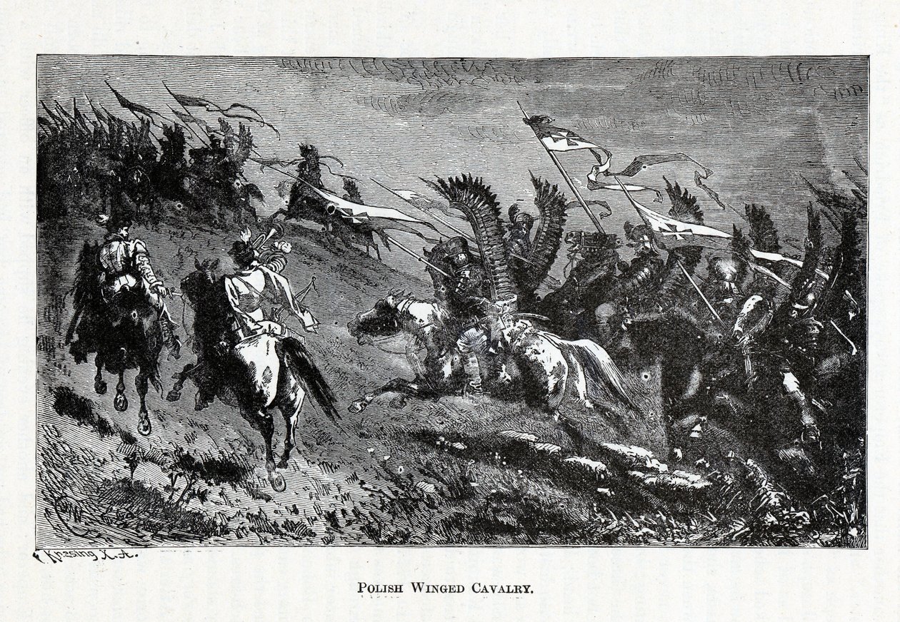 Polish Winged Cavalry by Theodor Knesing