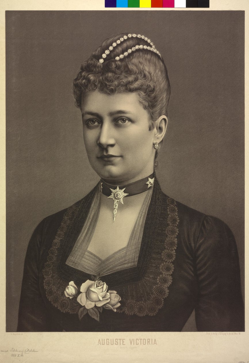 Auguste Victoria German Empress by Theodor Mayerhofer