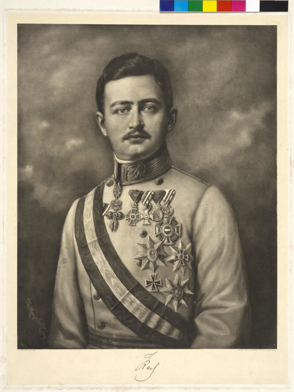 Emperor of Austria Charles I by Theodor Mayerhofer