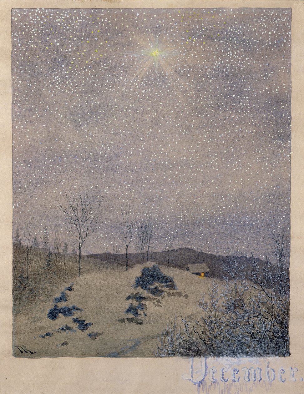 December by Theodor Kittelsen