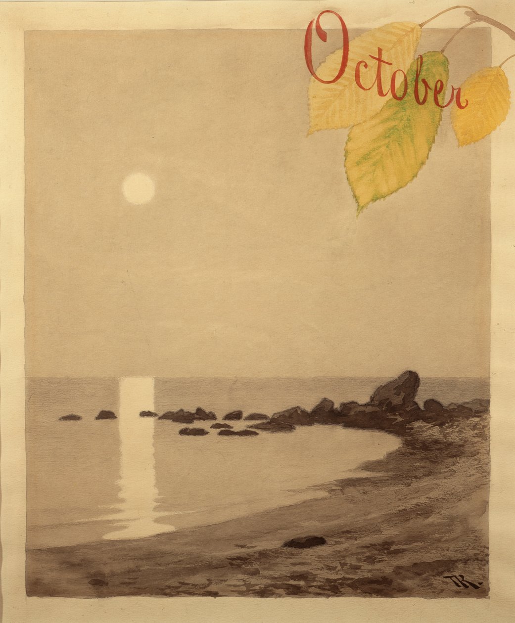 October by Theodor Kittelsen