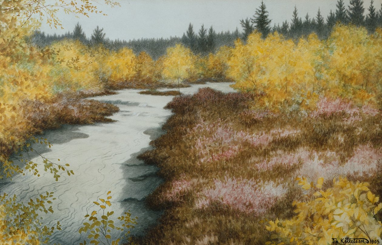 Stream by Theodor Kittelsen