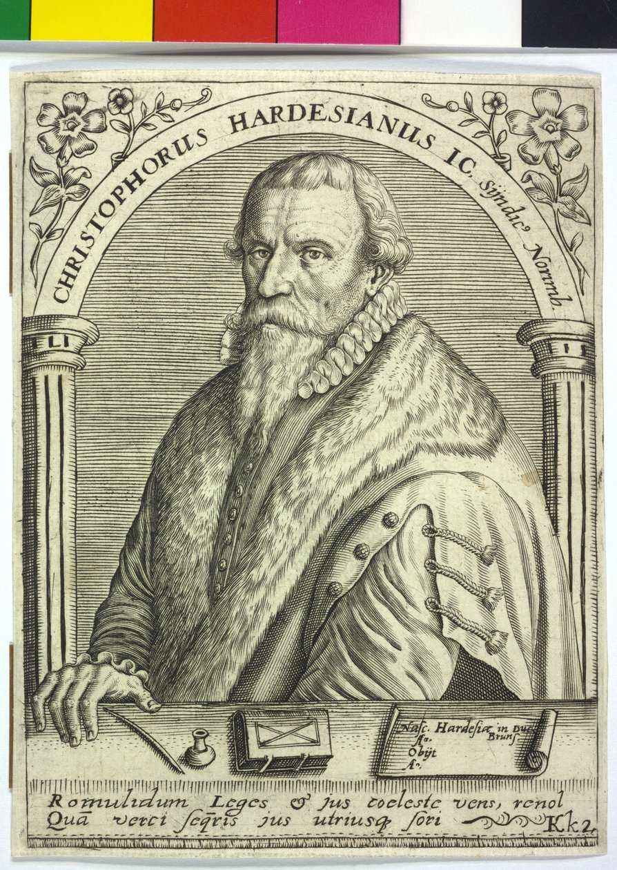 Christoph Hardesheim by Theodor de Bry