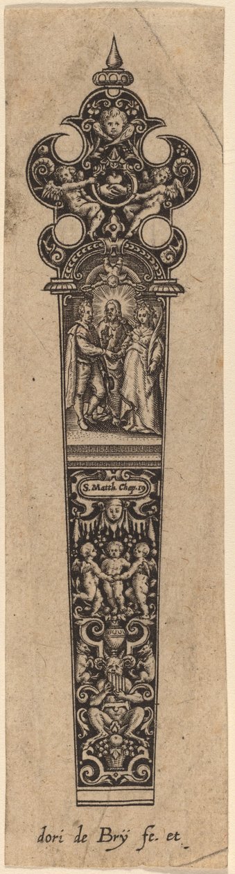 Ornament for Knife Handle by Theodor de Bry