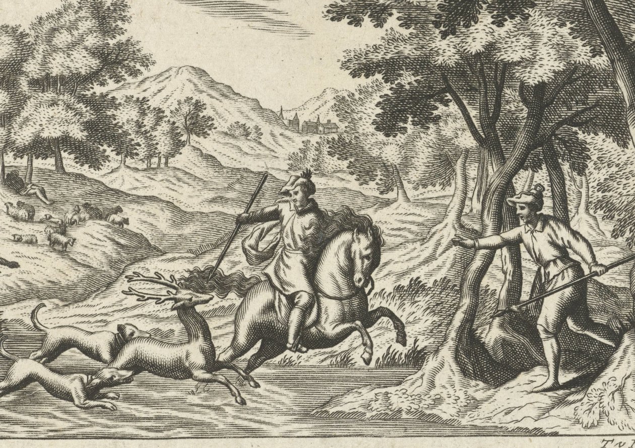 Deer Hunt by Theodor van Merlen (II)