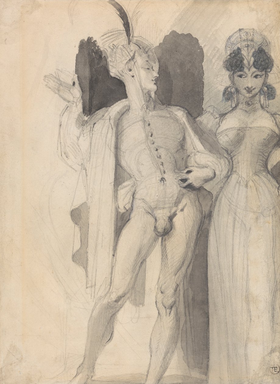 Faust and Margaret by Theodor von Holst