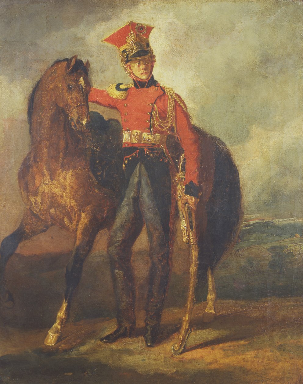 Red Lancer of the Imperial Guard by Theodore Gericault