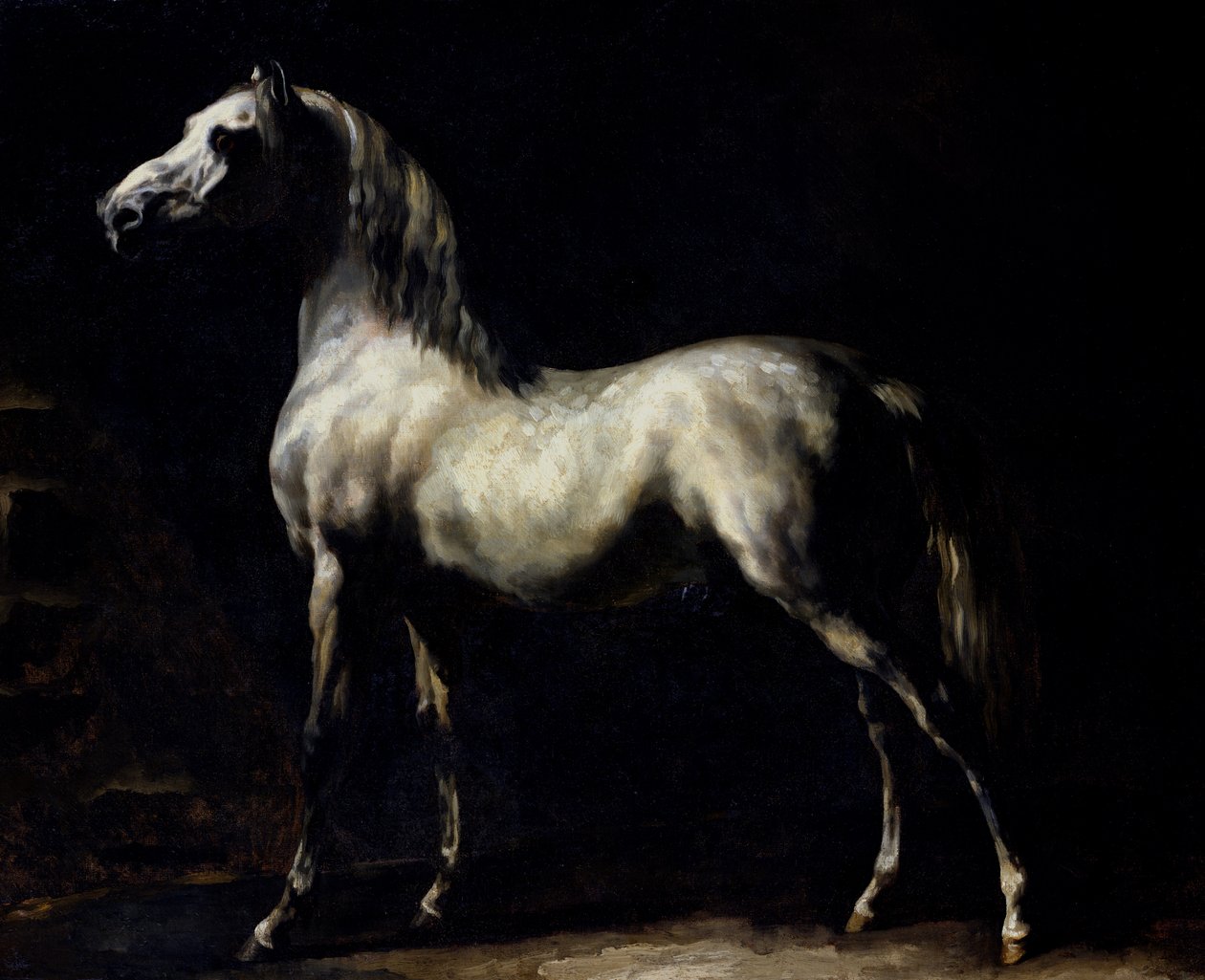 Study of a Dapple Grey by Theodore Gericault