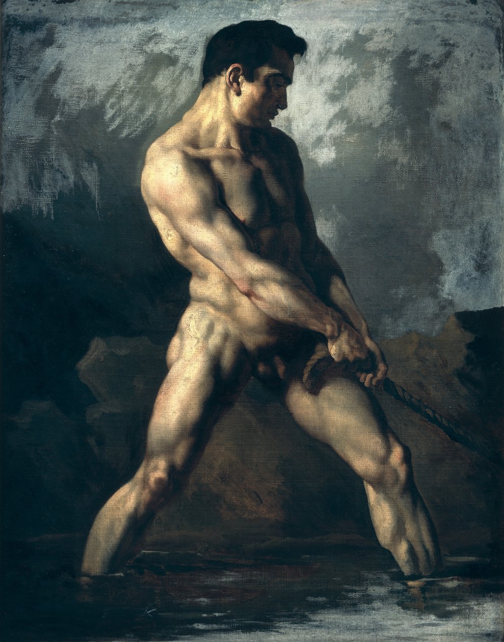 Study of a Male Nude by Theodore Gericault