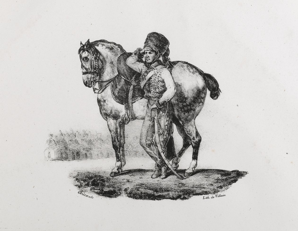 Trumpeter of the Hussards by Theodore Gericault