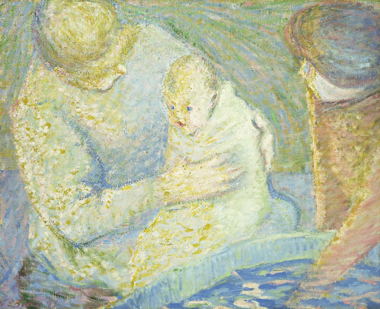 The Child Bathing by Theodore Earl Butler