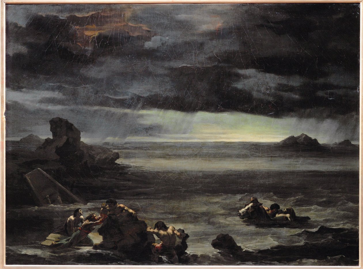 A scene from the Flood by Theodore Gericault