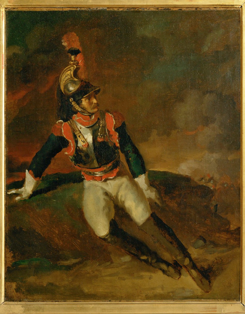 Wounded Cuirassier by Theodore Gericault