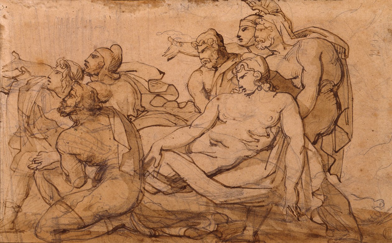 Death of Paris by Theodore Gericault