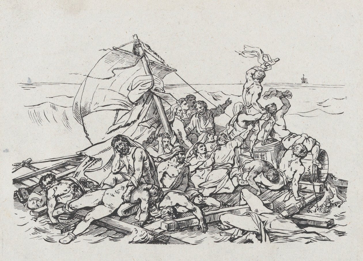 Shipwreck of the Medusa by Theodore Gericault