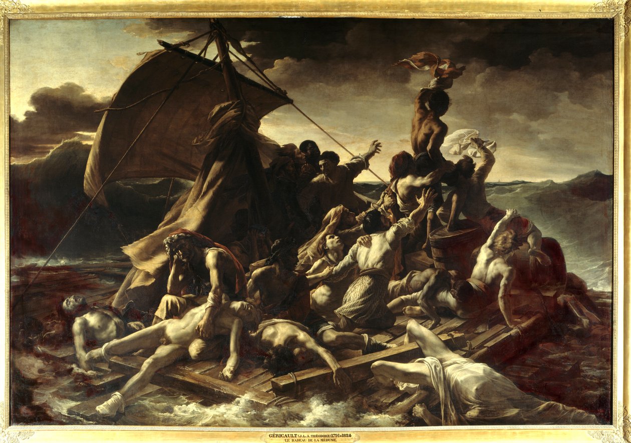 The Raft of the Medusa by Theodore Gericault