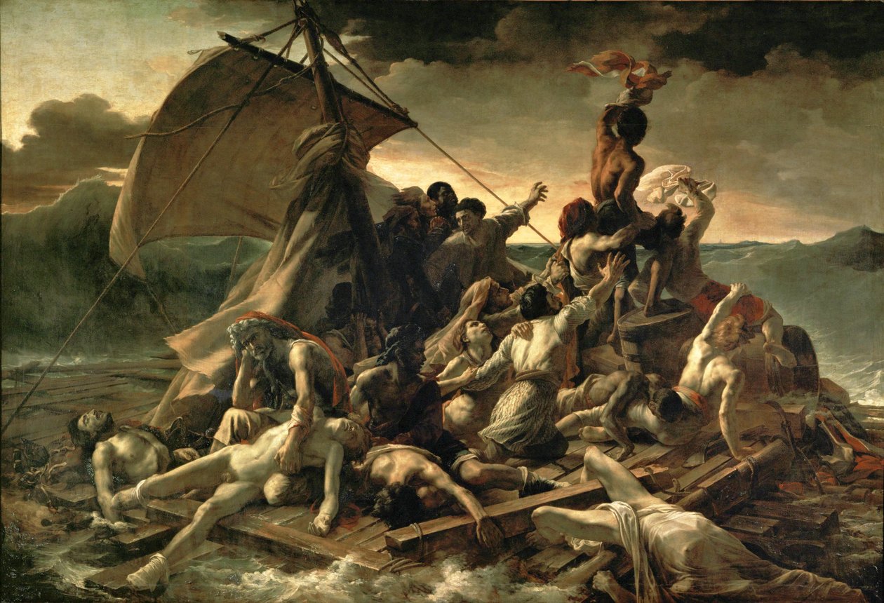 The Raft of the Medusa by Theodore Gericault