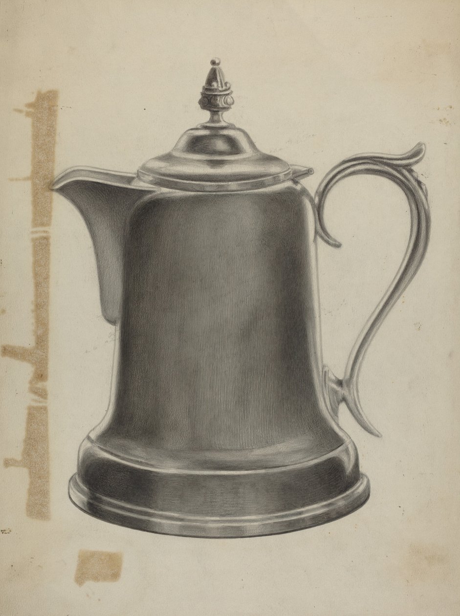 Pewter Coffee Urn by Theodore Pfitzer